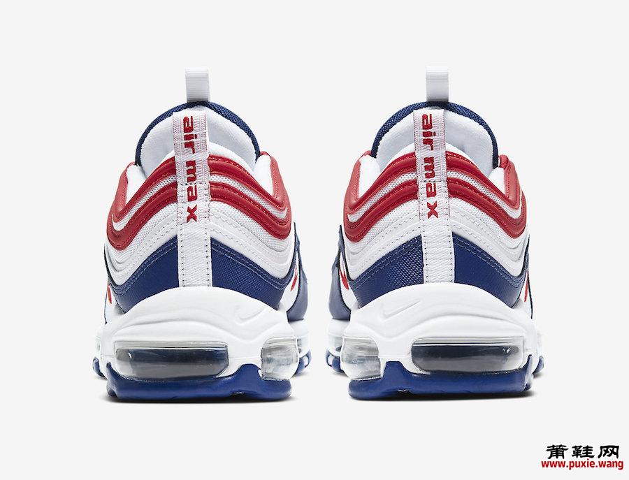 Nike Air Max 97 USA White Navy Red CW5584-100 Release Date Info