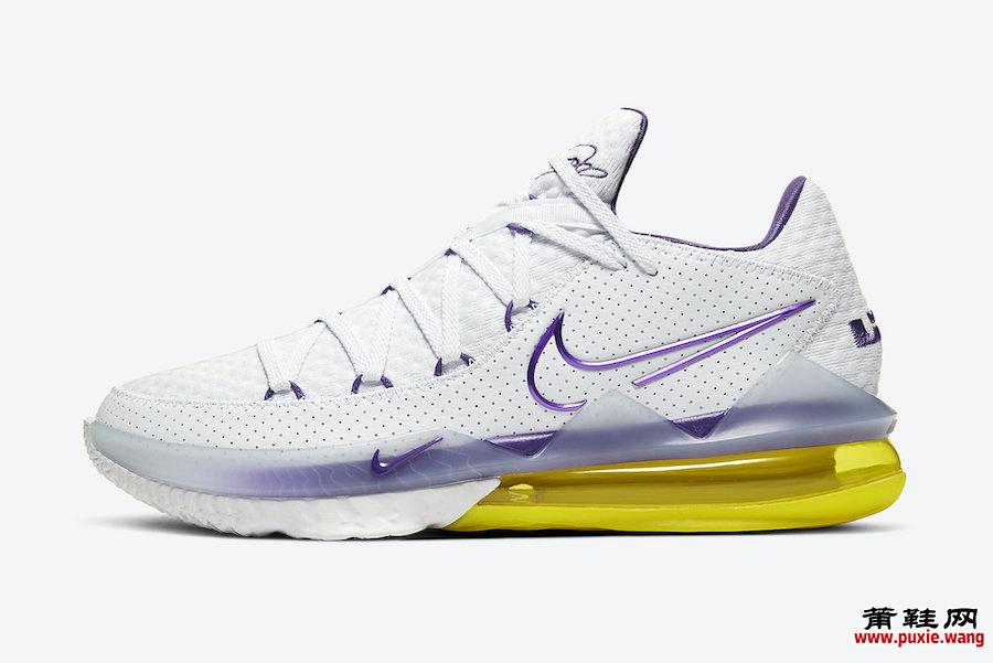 Nike LeBron 17 Low Lakers Home CD5007-102发售日期