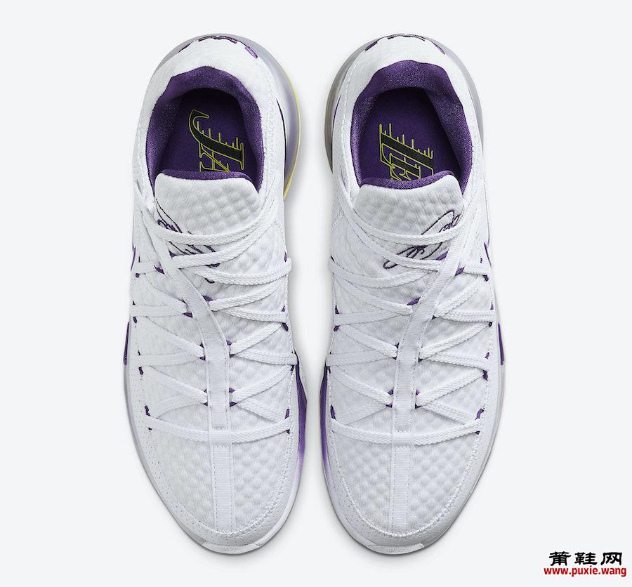 Nike LeBron 17 Low Lakers Home CD5007-102发售日期