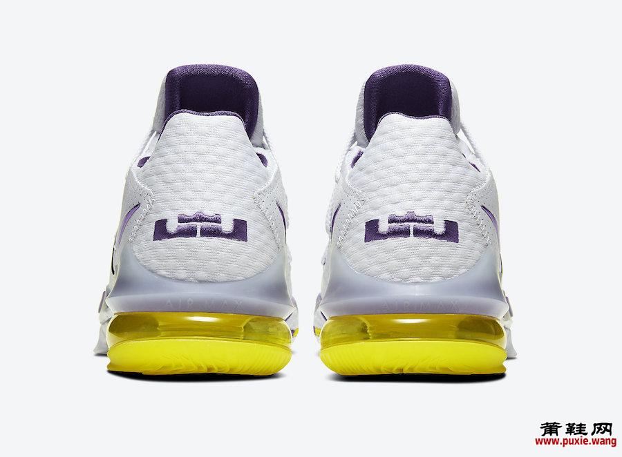 Nike LeBron 17 Low Lakers Home CD5007-102发售日期