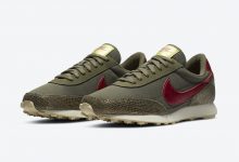 Nike Snakeskin 华夫系列 蛇纹橄榄色发布 货号 ：CZ0464-200