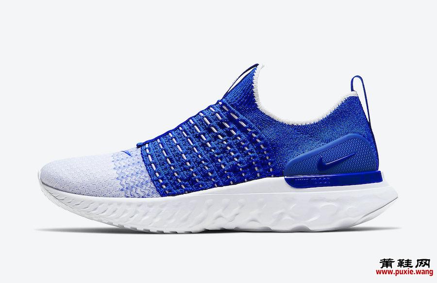 Nike React Phantom Run Flyknit 2 Photo Blue CJ0277-400发售日期