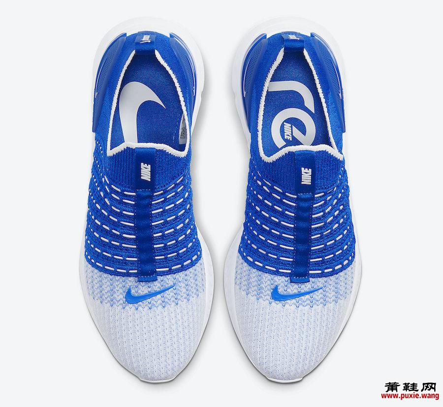 Nike React Phantom Run Flyknit 2 Photo Blue CJ0277-400发售日期