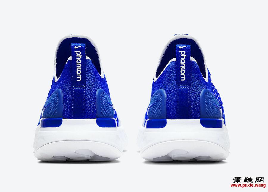 Nike React Phantom Run Flyknit 2 Photo Blue CJ0277-400发售日期