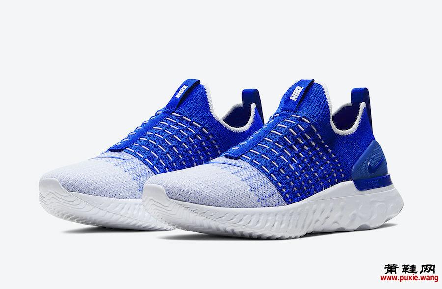 Nike React Phantom Run Flyknit 2 Photo Blue CJ0277-400发售日期