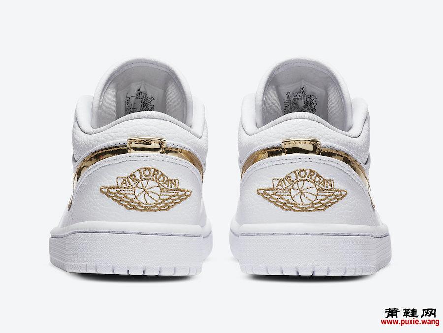 Air Jordan 1 Low White Metallic Gold CZ4776-100发售日期