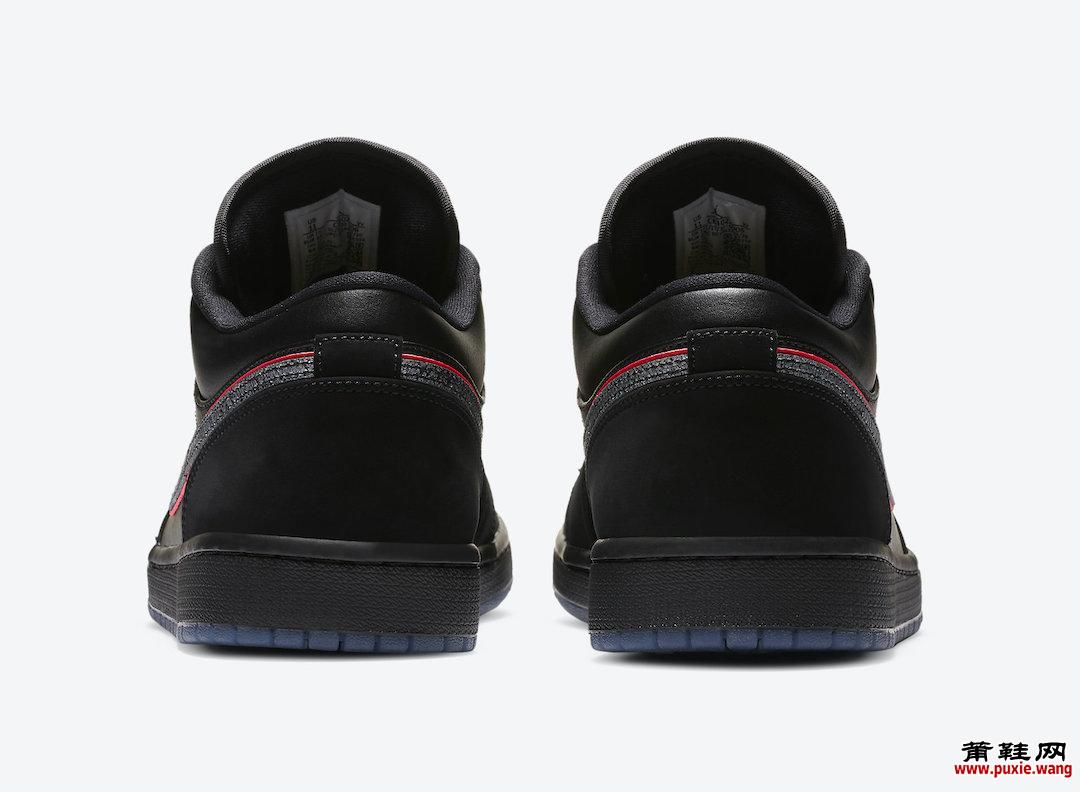 Air Jordan 1 Low Black Red Orbit CK3022-006发售日期