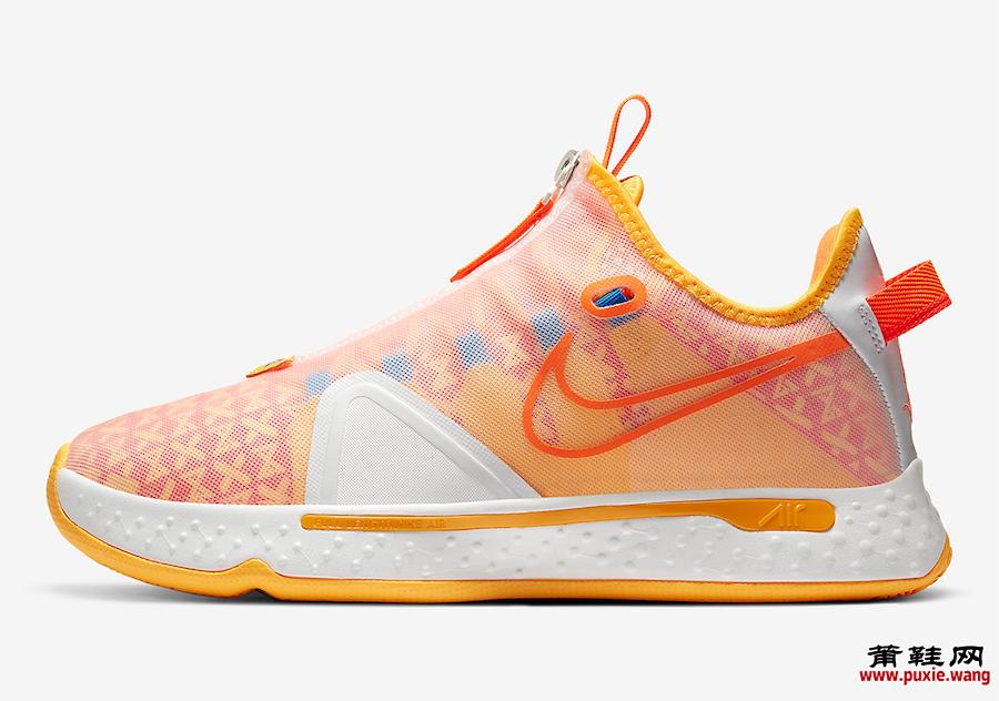 佳得乐Nike PG 4 Citrus Orange CD5078-101发售日期信息