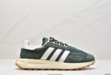 adidas Racing E5 Boost Prototype 速度轻盈复古系列跑步鞋