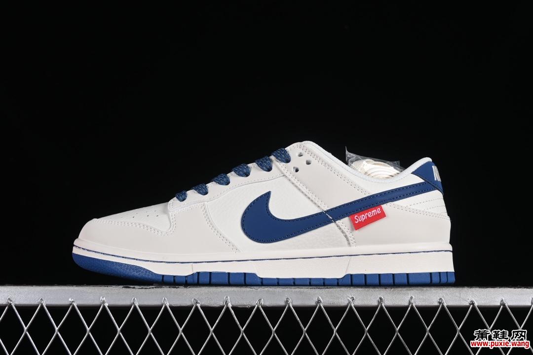 Supreme x Nike SB Dunk Low 联名米蓝配色 低帮休闲运动滑板板鞋 DQ1098-335