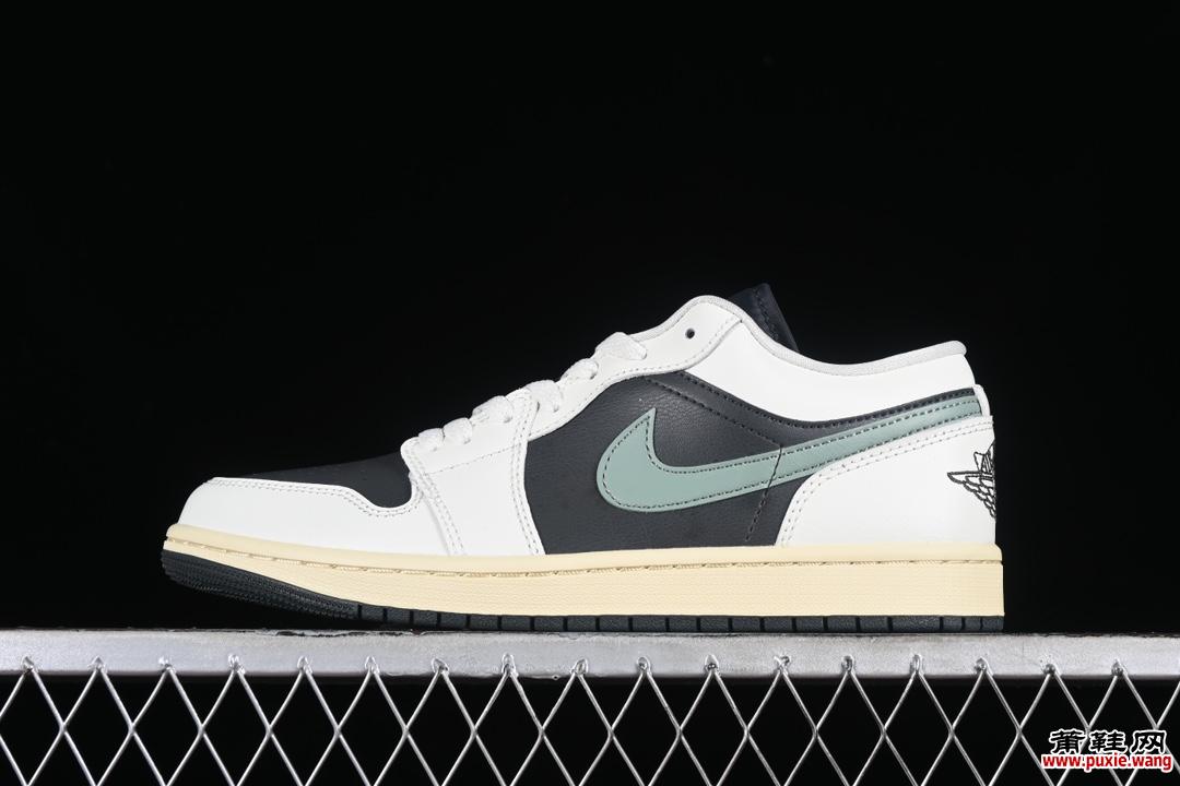 Air Jordan 1 Low AJ1 乔1黑绿 低邦文化休闲板鞋 DC0774-001