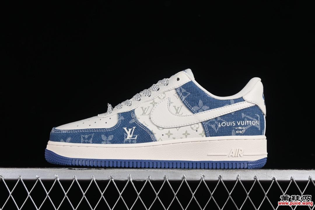 Nike Air Force 1'07 Low LV联名-荧光扎染牛仔 空军一号低帮休闲板鞋 DD8686-400