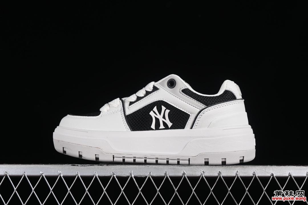 NY MLB Chunky Liner Wide 纽约洋基队 增高厚底休闲运动鞋 3ASXCLW4N50BKS