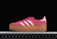 Adidas Originals Gazelle Bold ID6997 三叶草厚底休闲防滑耐磨低帮板鞋