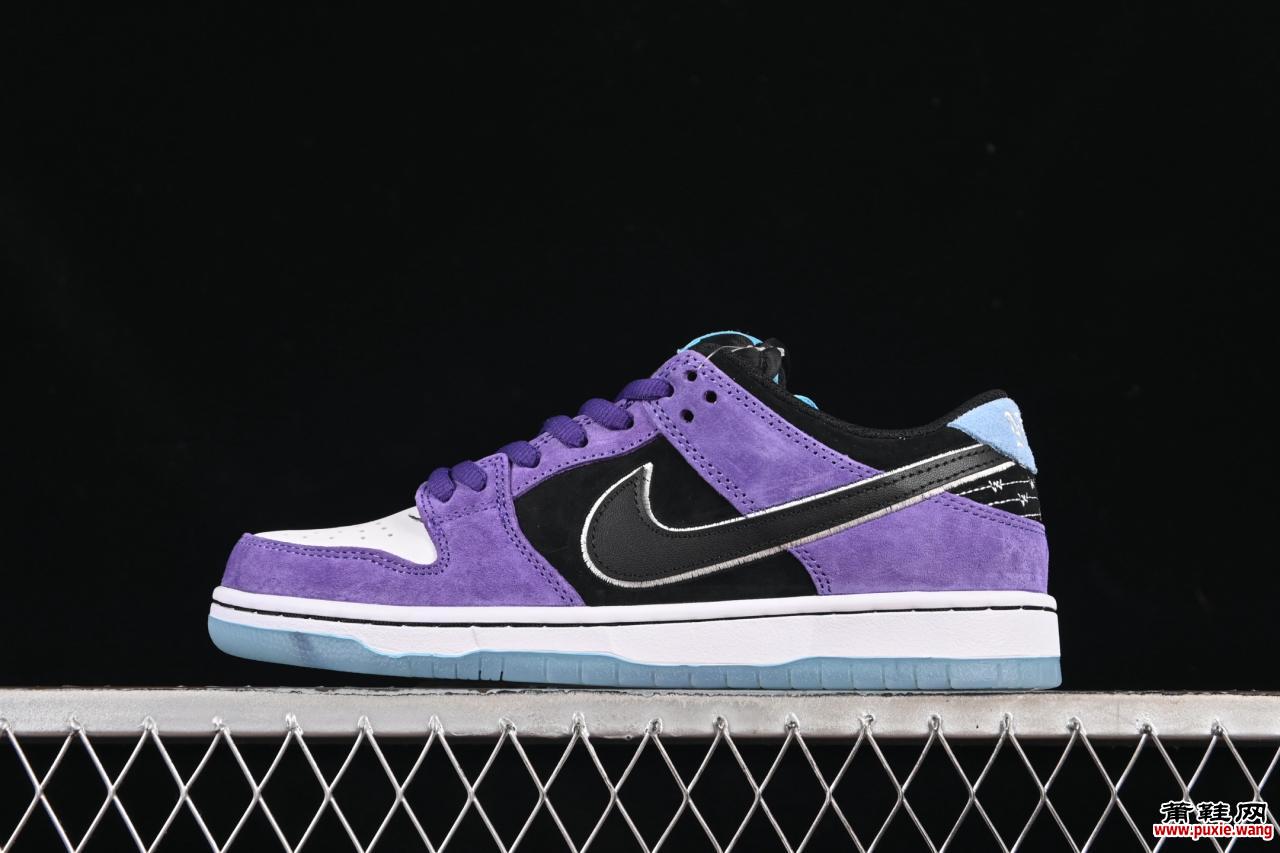 Hayley Wilson联名Nike SB Dunk Low紫白板鞋HJ0513-500发售